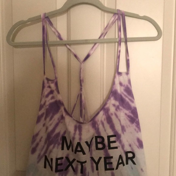 Southern spirit tie dye maybe next year tank L NWT - Picture 3 of 5